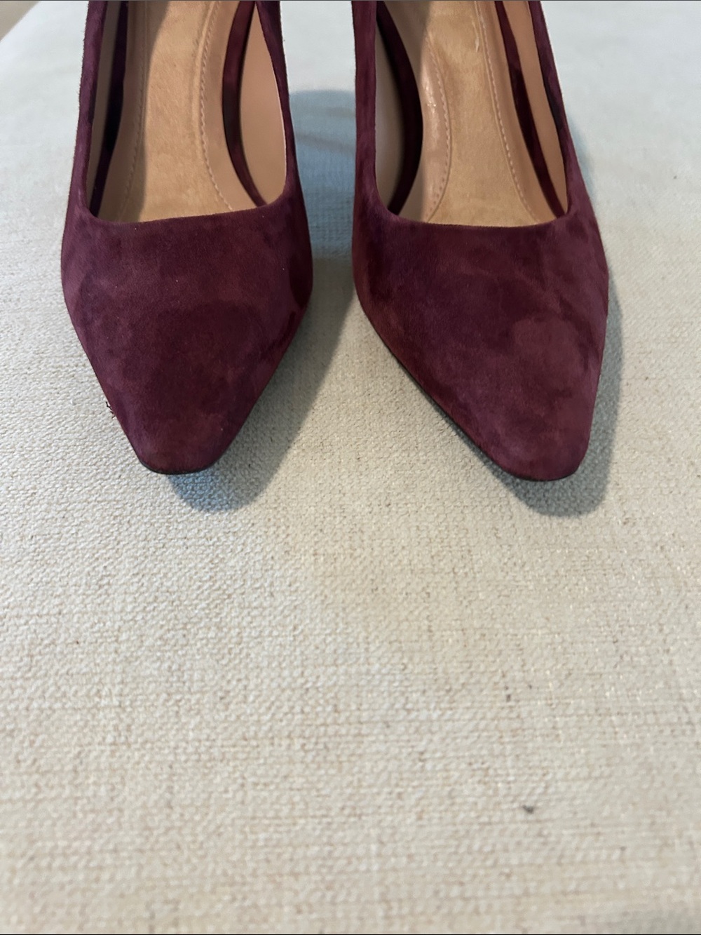 Cole Haan The Go-To Janey Pointed Toe Pump, Burgandy Suede, Size 9, NWOT - Picture 7 of 10